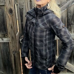 MARMOT Charcoal/Tan Ski Jacket - Size S/P